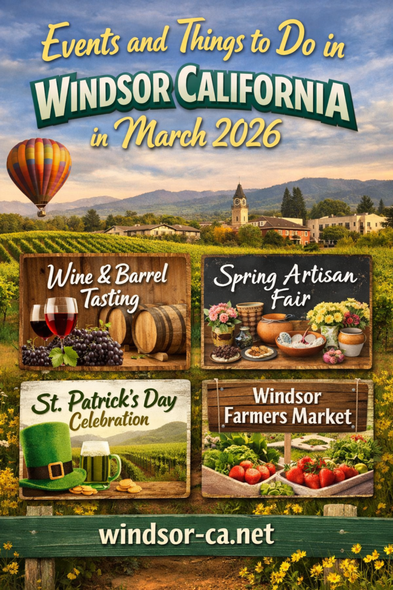 Read more about the article Events and things to do in March 2026 in Windsor California