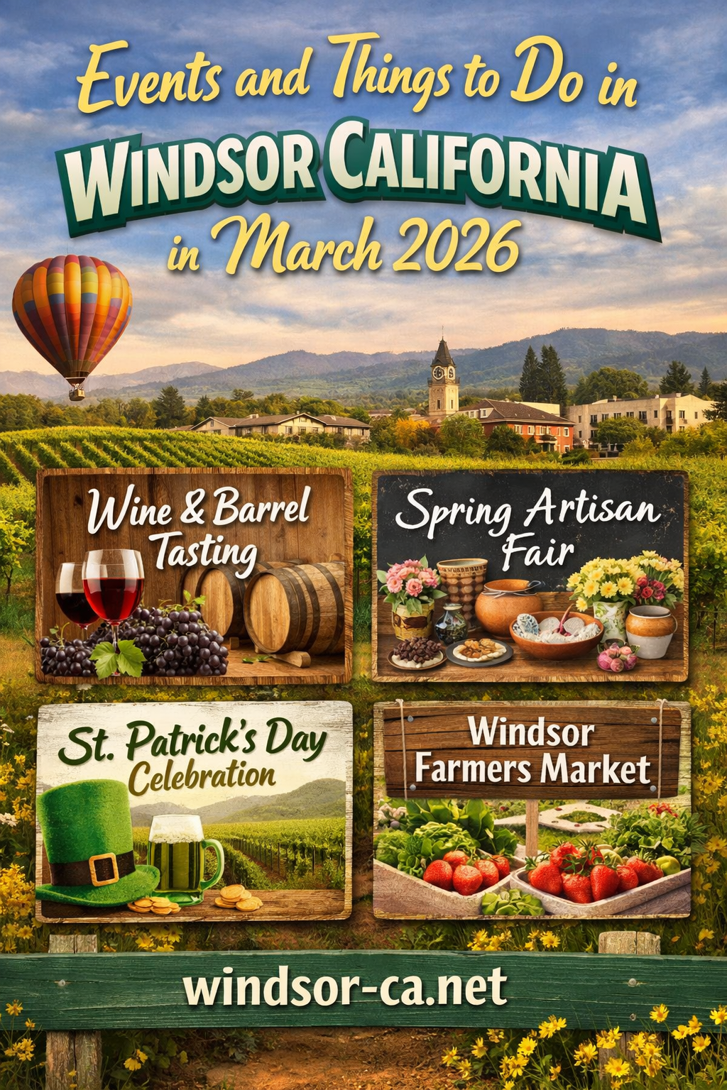 You are currently viewing Events and things to do in March 2026 in Windsor California