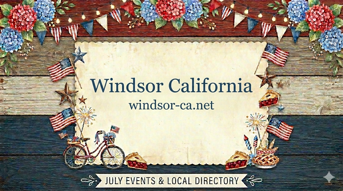You are currently viewing Events and things to do in July 2026 in Windsor California