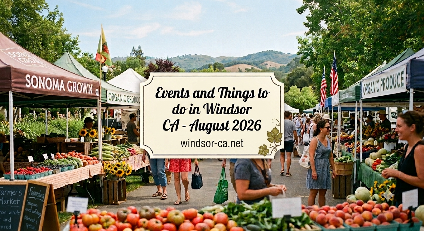 Read more about the article Events and things to do in August 2026 in Windsor California