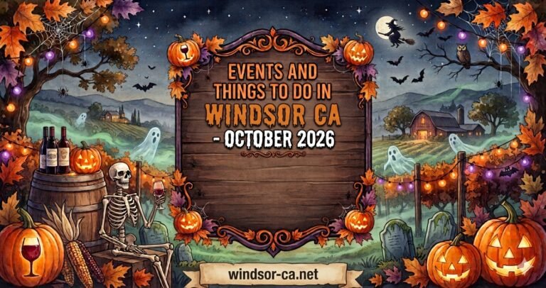 Read more about the article Events and things to do in October 2026 in Windsor California